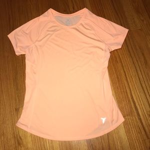 Orange activewear shirt